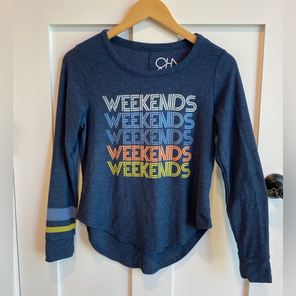 Chaser “Weekends” Long Sleeve Top